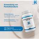 KLEAN LABS Kyselina pantothenová (B5) 500 mg - 100 kapslí