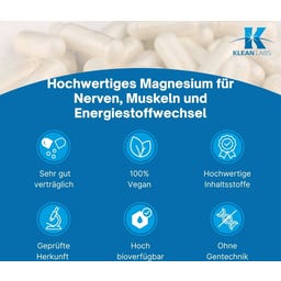 KLEAN LABS Taurát hořečnatý 400 - 120 tablet