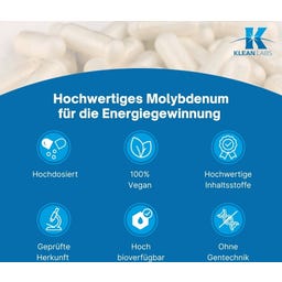 KLEAN LABS Molybdène 500 mcg - 60 gélules veg.