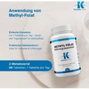 KLEAN LABS Methyl Folate 1000 mcg - 60 tablets