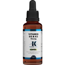 KLEAN LABS Nestemäinen D3- & K2-vitamiini - 25 ml