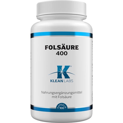 KLEAN LABS Acido Folico 400 - 100 capsule