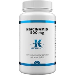 KLEAN LABS Niacinamid (B3) 500 mg - 100 kapsúl