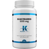 KLEAN LABS Niacinamid (B3) 500 mg
