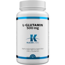 KLEAN LABS L-Glutamina 500 mg - 60 kapsułek