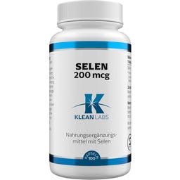 KLEAN LABS Sélénium 200 mcg - 100 gélules
