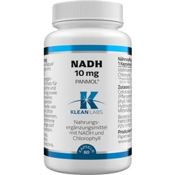 KLEAN LABS NADH 10 mg PANMOL® - 60 kapselia