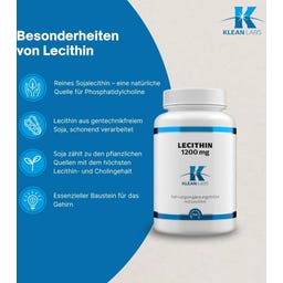 KLEAN LABS Lecithin 1200 mg - 100 softgels