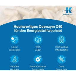 KLEAN LABS Koentsyymi Q10 100 mg - 60 kapselia