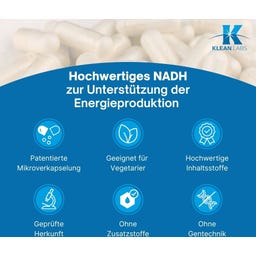 KLEAN LABS NADH 10 mg PANMOL® - 60 gélules