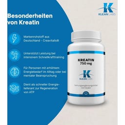KLEAN LABS Creavitalis® kreatinové kapsle - 120 kapslí