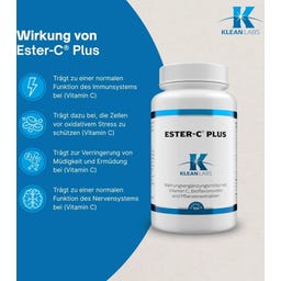 KLEAN LABS Ester-C® Plus - 100 Cápsulas