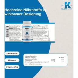 KLEAN LABS NADH 10 mg PANMOL® - 60 gélules