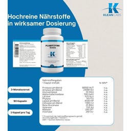 KLEAN LABS PlantZyme Extra - 90 kaps.
