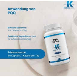 KLEAN LABS PQQ 20 mg - 60 capsules