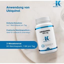 KLEAN LABS Ubiquinol 100 mg - 60 gélules