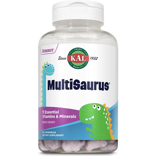 KAL Dinosaur MultiSaurus - 90 chewable tablets