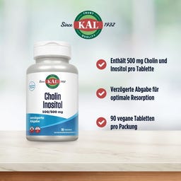 KAL Cholin & Inositol - 90 Tabletter