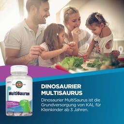 KAL Dinosaurier MultiSaurus - 90 Kauwtabletten