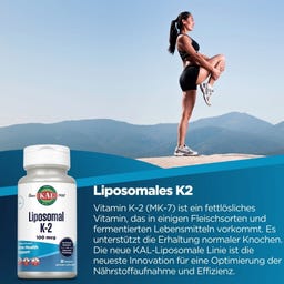 KAL Liposomal K2 100 mcg - 30 capsules