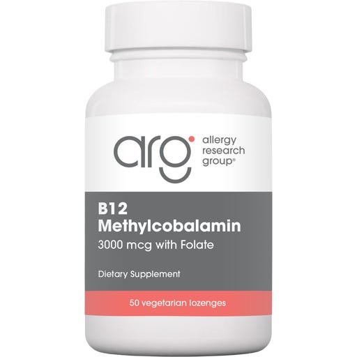 Allergy Research Group® B12 Methylcobalamin - 50 Lutschtabletten