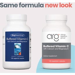 Allergy Research Group® Buffered Vitamin C - 120 veg. capsules