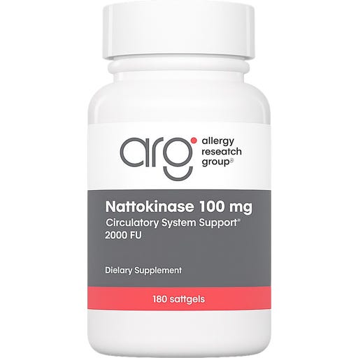 Allergy Research Group® Nattokinase NSK-SD® 100 mg - 180 Softgels