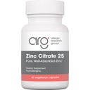 Allergy Research Group® Zinc Citrate 25mg - 60 veg. capsules