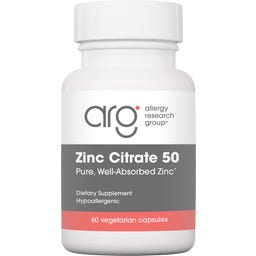 Allergy Research Group® Zinc Citrate - 60 veg. capsules