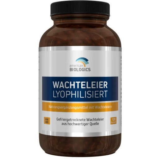 American Biologics Wachteleier lyophilisiert - 120 Kapseln