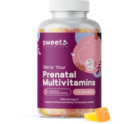 Sweet Nutribites Prenatal Multivitamins + Omega 3 - 90 Gummi