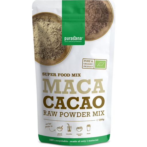 Purasana Maca-Kakao Mischung BIO - 200 g