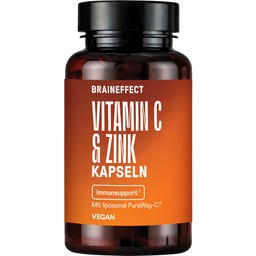 BRAINEFFECT C-vitamiini & sinkkikapselit - 60 kapselia