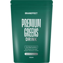 BRAINEFFECT Premium Greens Drink - Maçã-kiwi