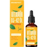 BRAINEFFECT Vitamin D3+K2 Oil