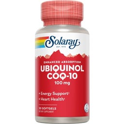 Solaray Ubiquinol CoQ-10 - 30 cápsulas