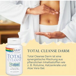 Solaray Total Cleanse Colon - 60 Kapseln