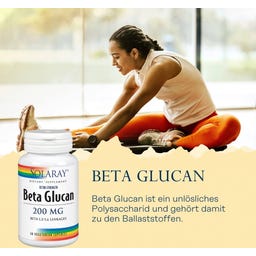 Solaray Beta Glucan 200 mg - 30 Kapseln