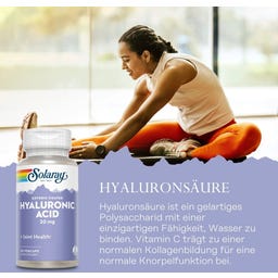 Solaray Hyaluronsäure - 30 veg. Kapseln