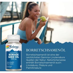 Solaray Borretschsamenöl (Borage Seed Oil) - 50 Softgels