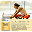 Solaray Cal-Mag Citrate - 180 Kapseln
