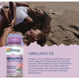 Solaray Oregano Öl 70% Carvacrol - 60 Kapseln