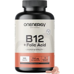 OnEnergy Vitamin B12 + Folic Acid - 365 Tabletten