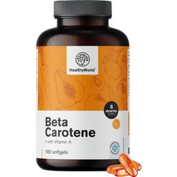 HealthyWorld Beta-Carotene - 180 softgel