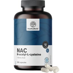 HealthyWorld NAC 500 mg - 180 capsules