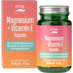 FITNE Health Care Magnesium + Vitamin E - 60 Kapseln