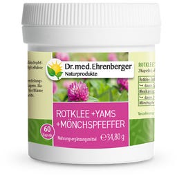 Dr. med. Ehrenberger Bio- & Naturprodukte Trifoglio Rosso + Igname + Agnocasto - 60 capsule