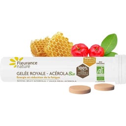 Fleurance Nature Jalea Real - Acerola Bio - 15 comprimidos para chupar
