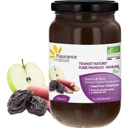 Fleurance Nature Pflaumen-Rhabarber-Püree Bio - 290 g
