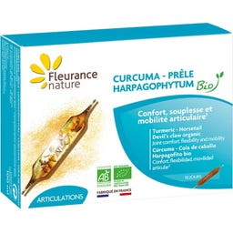 Fleurance Nature Kurkuma-Teufelskralle-Schachtelhalm Bio - 10 Ampullen